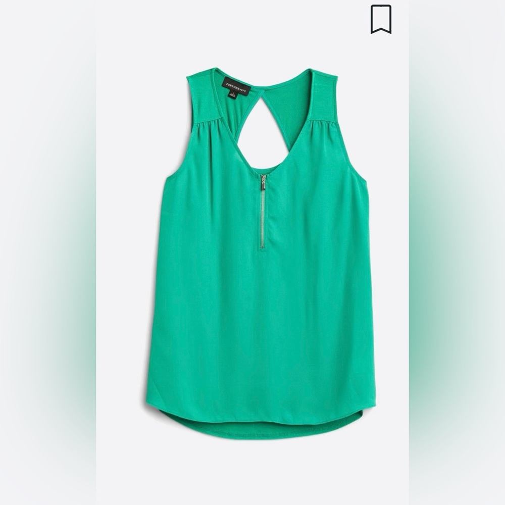 Fortune & Ivy - lighton back detail blouse - size s